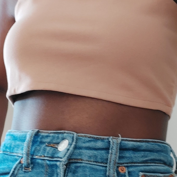 Tan Crop Top - Picture 4 of 5